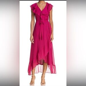 WAYF Andie Wrap Flutter Dress NWT Sz XS